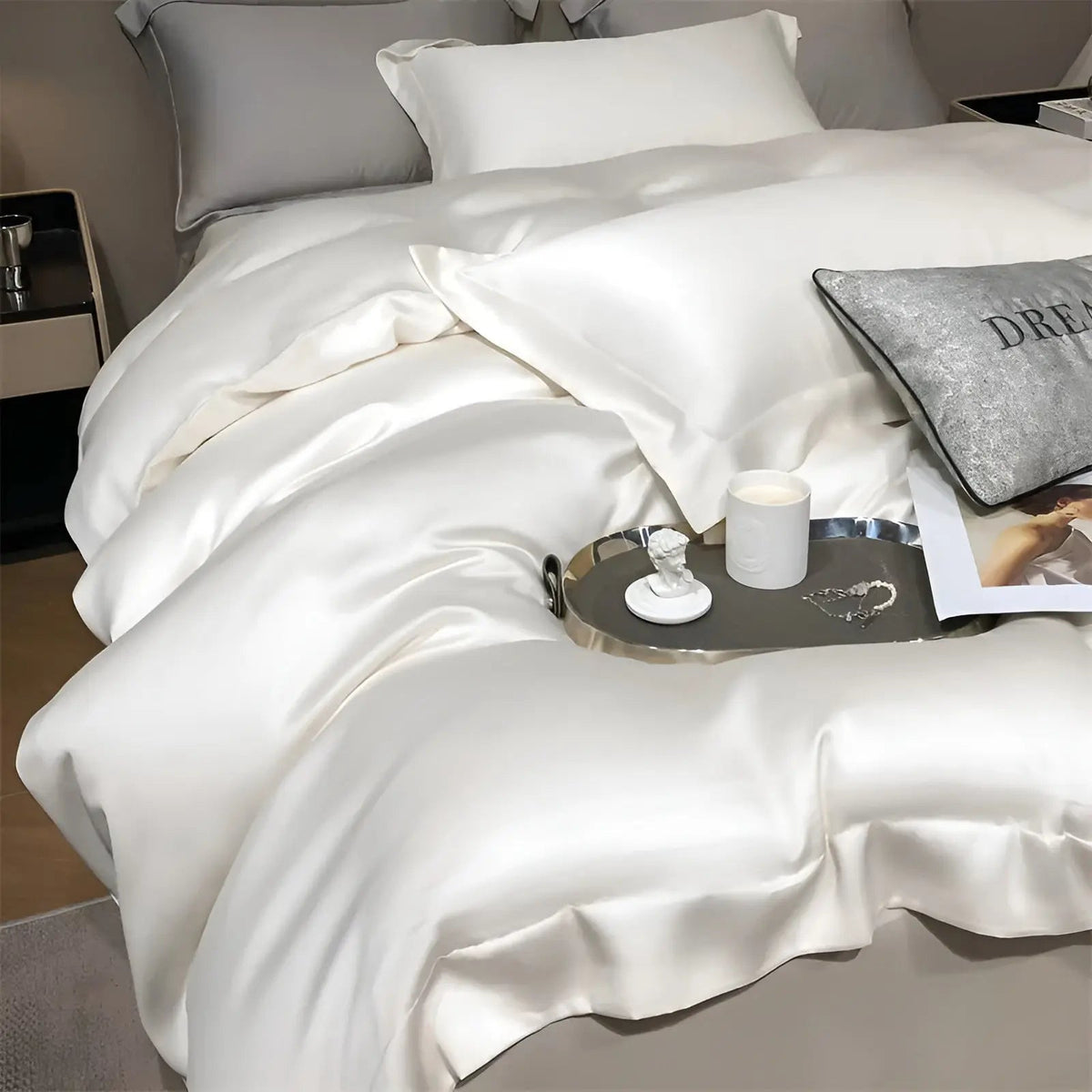 Bedding Set Organic Bamboo Silky-Soft 3-Piece