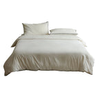 Bedding Set Organic Cotton-Linen Embroidered 4-Piece