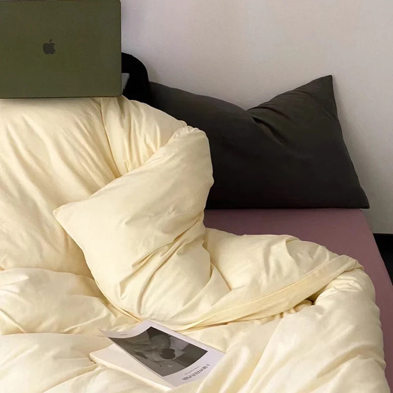 Bedding Set Percale Cotton Breathable Hotel Closure