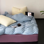 Bedding Set Percale Cotton Breathable Hotel Closure