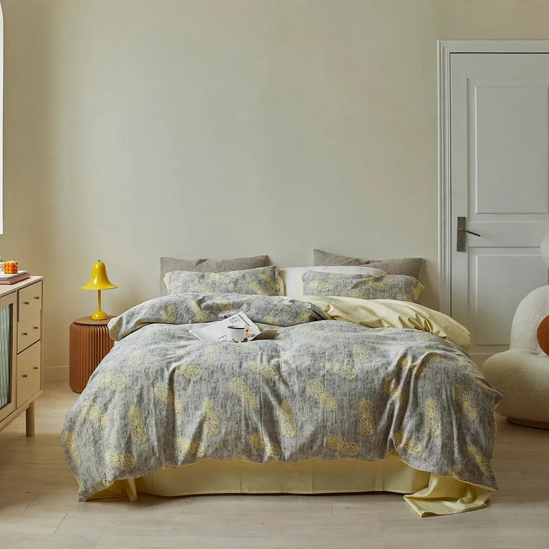 Bedding Set Pure Cotton Jacquard 4 Piece