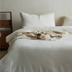 Bedding Set Quilted Cotton Jacquard Reversible