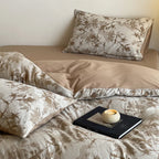 Bedding Set Reversible Breathable Cotton Hypoallergenic Set of 4