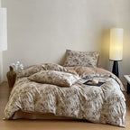 Bedding Set Reversible Breathable Cotton Hypoallergenic Set of 4
