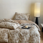 Bedding Set Reversible Breathable Cotton Hypoallergenic Set of 4