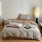 Bedding Set Reversible Breathable Cotton Hypoallergenic Set of 4