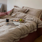 Bedding Set Reversible Breathable Cotton-Lyocell 4-Piece