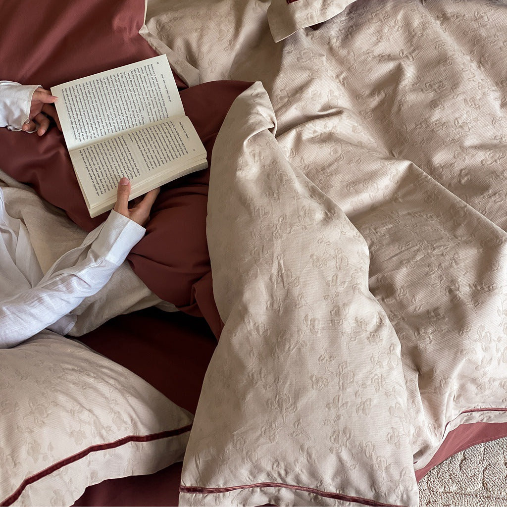 Bedding Set Reversible Breathable Cotton-Lyocell 4-Piece