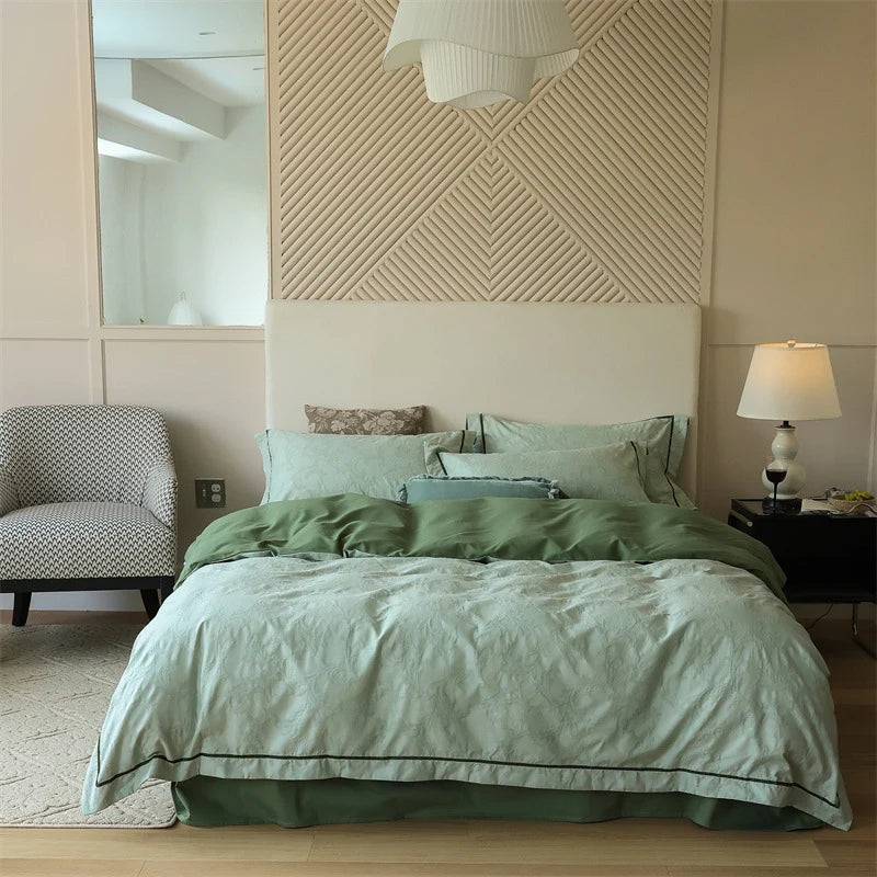 Bedding Set Reversible Breathable Cotton-Lyocell 4-Piece