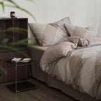 Bedding Set Reversible Cotton-Linen 4-Piece