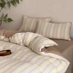 Bedding Set Reversible Cotton-Linen Fitted Sheet