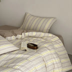 Bedding Set Reversible Cotton-Linen Fitted Sheet