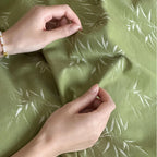 Bedding Set Reversible Cotton Satin 4-Piece