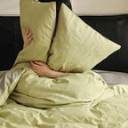 Bedding Set Reversible Cotton Satin Floral Jacquard