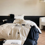 Bedding Set Reversible Satin 4-Piece