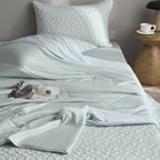 Bedding Set Reversible Satin Quilted Protector Easy Care