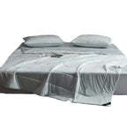Bedding Set Reversible Satin Quilted Protector Easy Care