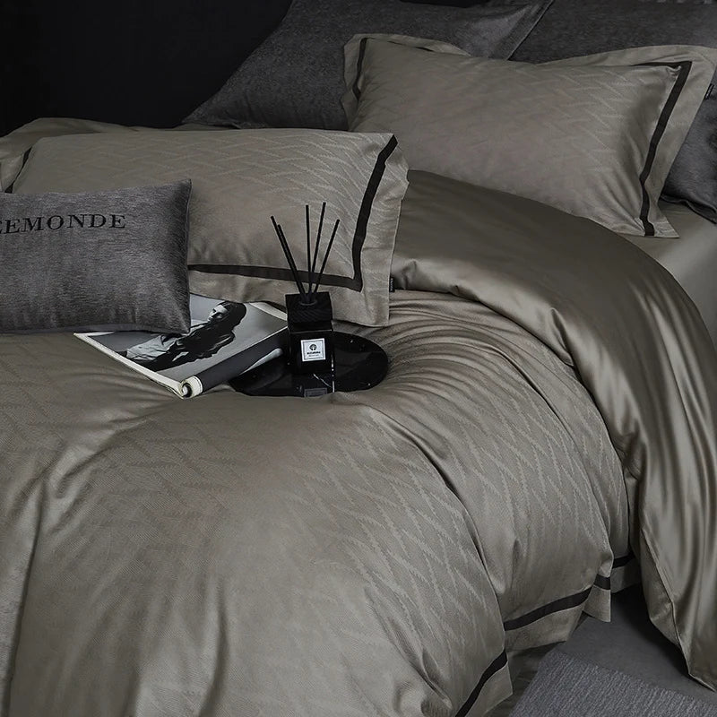 Bedding Set Satin Cotton Breathable Four-Piece