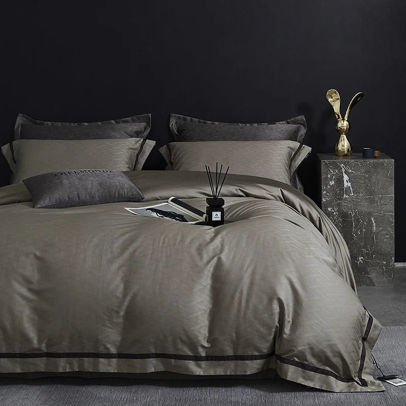 Bedding Set Satin Cotton Breathable Four-Piece