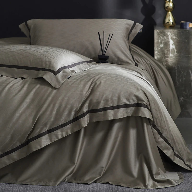 Bedding Set Satin Cotton Breathable Four-Piece