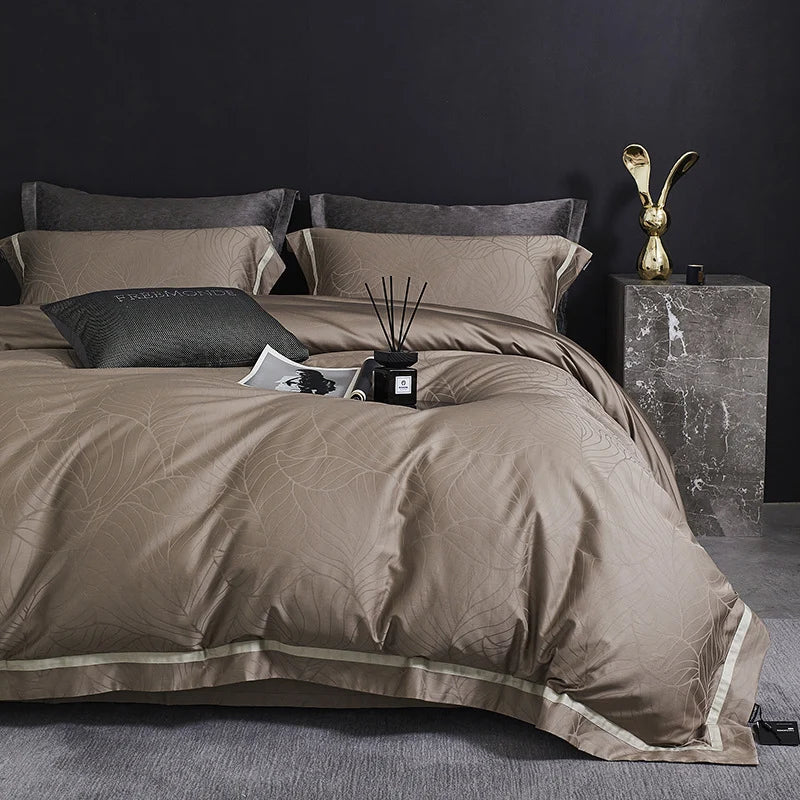 Bedding Set Satin Cotton Breathable Four-Piece