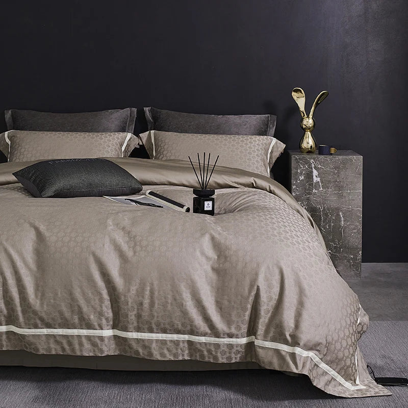 Bedding Set Satin Cotton Breathable Four-Piece