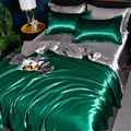 Bedding Set Satin Machine Washable Lightweight