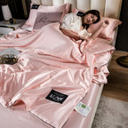 Bedding Set Satin Silk Hypoallergenic & Machine Washable