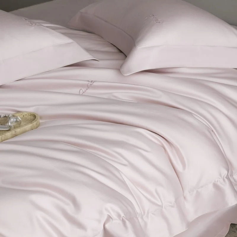 Bedding Set Satin Silky Smooth Hidden Zipper