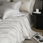 Bedding Set Satin Silky Smooth Hidden Zipper