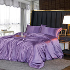 Bedding Set Silk Hypoallergenic & Thermal-Regulating 4-Piece Fitted