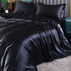 Bedding Set Silk Hypoallergenic & Thermal-Regulating 4-Piece Fitted