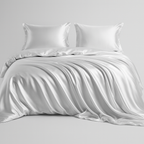 Bedding Set Silk Satin Temperature-Regulating Hypoallergenic