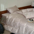 Bedding Set Silk-Soft Jacquard Embroidered Pillowcases
