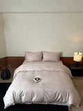 Bedding Set Silk-Soft Jacquard Embroidered Pillowcases