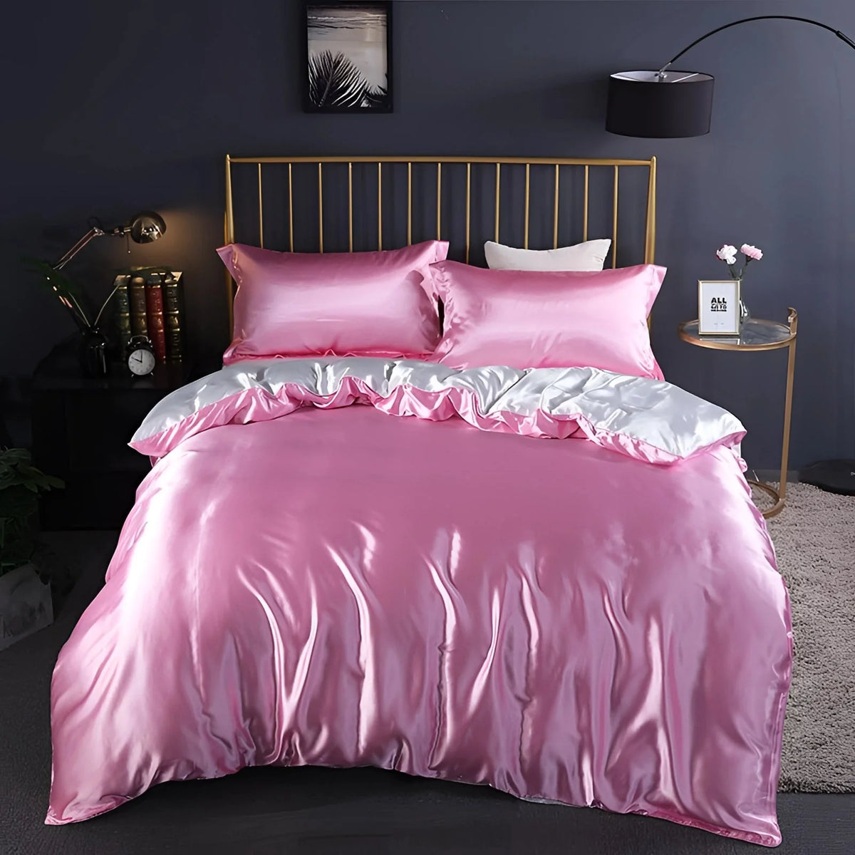 Bedding Set Silk Thermal-Regulating Hypoallergenic