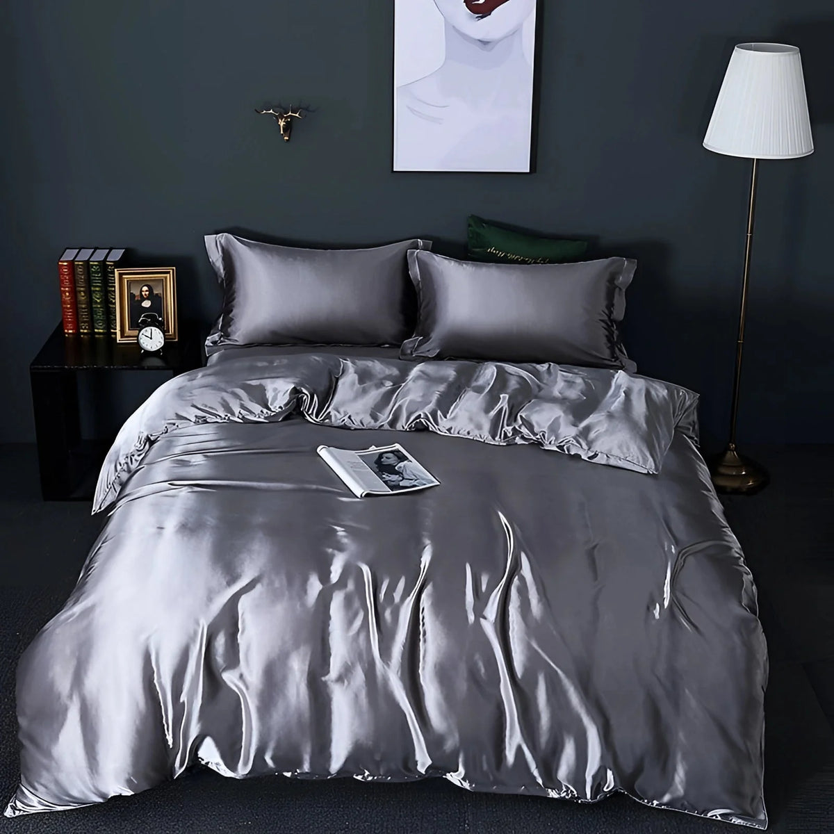 Bedding Set Silk Thermal-Regulating Hypoallergenic