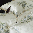 Bedding Set Silky Cotton Satin & Botanical Print