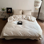 Bedding Set Silky-Matte Cotton Satin Floral Embroidery