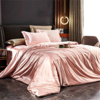 Bedding Set Silky-Smooth Faux Silk Breathable & Wrinkle-Resistant