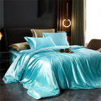 Bedding Set Silky-Smooth Faux Silk Breathable & Wrinkle-Resistant