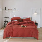 Bedding Set Temperature-Regulating Cotton Percale Wrinkle-Resistant