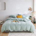 Bedding Set Temperature-Regulating Cotton Percale Wrinkle-Resistant