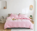 Bedding Set Temperature-Regulating Cotton Percale Wrinkle-Resistant