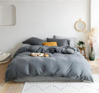 Bedding Set Temperature-Regulating Cotton Percale Wrinkle-Resistant