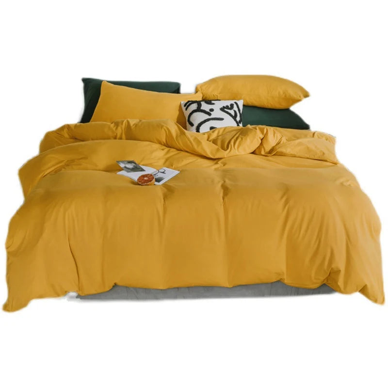 Bedding Set Temperature-Regulating Cotton Percale Wrinkle-Resistant