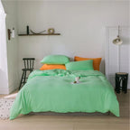 Bedding Set Temperature-Regulating Cotton Percale Wrinkle-Resistant