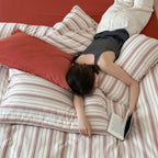 Bedding Set Temperature-Regulating Waffle Cotton Duvet & Pillowcases