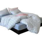 Bedding Set Temperature-Regulating Waffle Cotton Duvet & Pillowcases