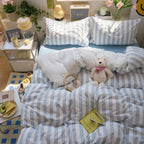 Bedding Set Washed Cotton Crepe Year-Round Breathable